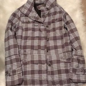 Hurley double breasted flannel jacket